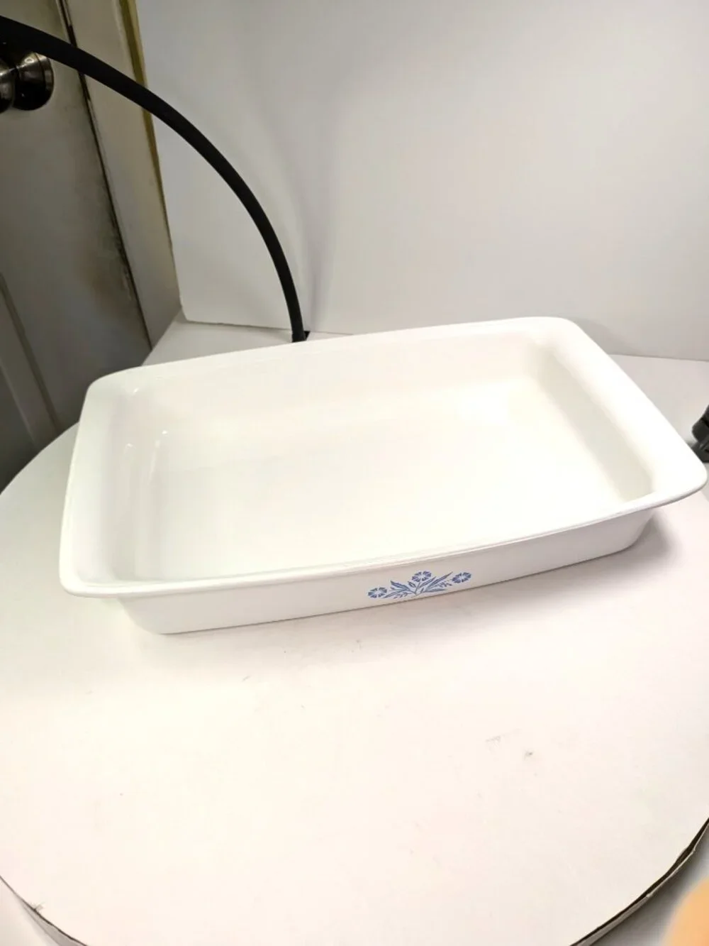 Vintage Corning Ware Cornflower Blue 2 3/4 QT Roasting Pan Baking Dish P-332